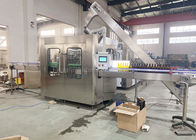 Glass Bottle Soda Filling Machine , Carbonated Drink Bottling Machine For Small Factory