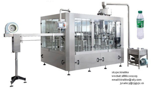 天然水ジュースのガスのBevarageの詰物およびシーリングは機械で造りましたり/液体の充填機 0