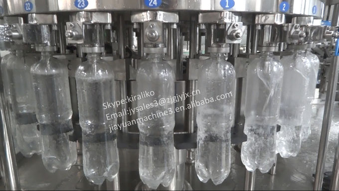 天然水ジュースのガスのBevarageの詰物およびシーリングは機械で造りましたり/液体の充填機 2
