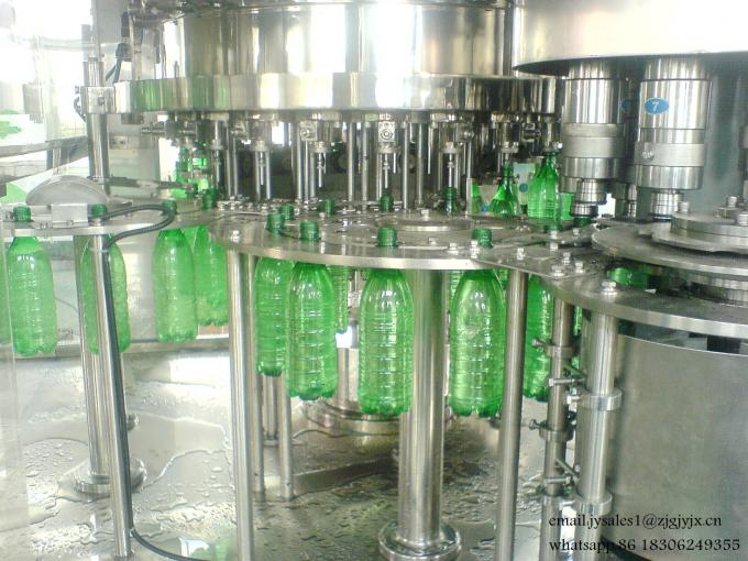 自動回転式びんは飲み物の充填機/清涼飲料の生産ラインを炭酸塩化しました 4