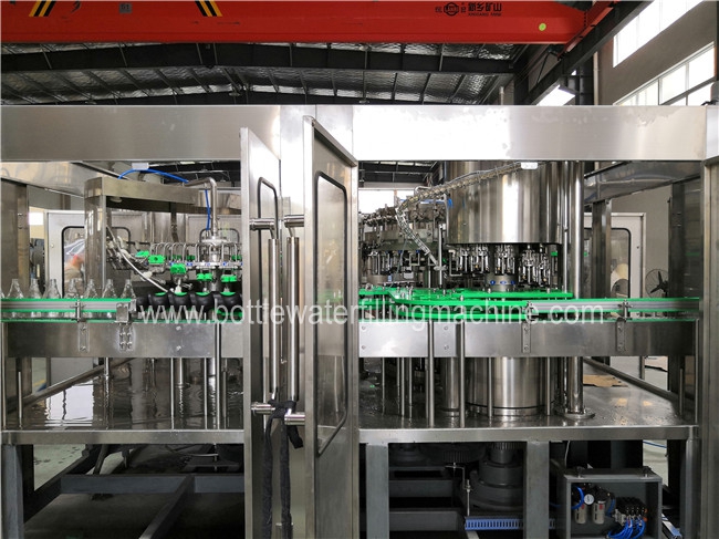 風味を付けられた炭酸化作用機械水ガラス ビン洗浄の満ちる分類ライン 2