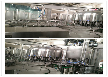 Bottle Packaging Juice Filling Machine , Self Lubricationg System Automatic Liquid Filling Machine