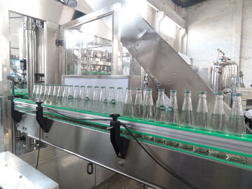 3 In 1 Monoblock 8kw Water Bottle Filling Machine For Glass Bottle Stainless Steel