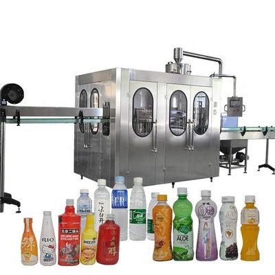 380Vは静かに飲み物の充填機24000BPH自動ビール エネルギー ジュースを炭酸塩化した